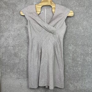 Pendleton Midi Dress Women's Size 14 Pink Green Cap Sleeve Seersucker‎